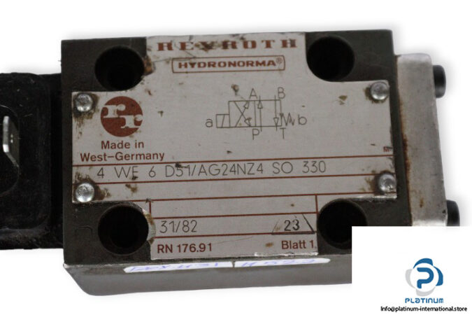 rexroth-4-WE-6-D51_AG24NZ4-SO-330-directional-control-valve-used-3