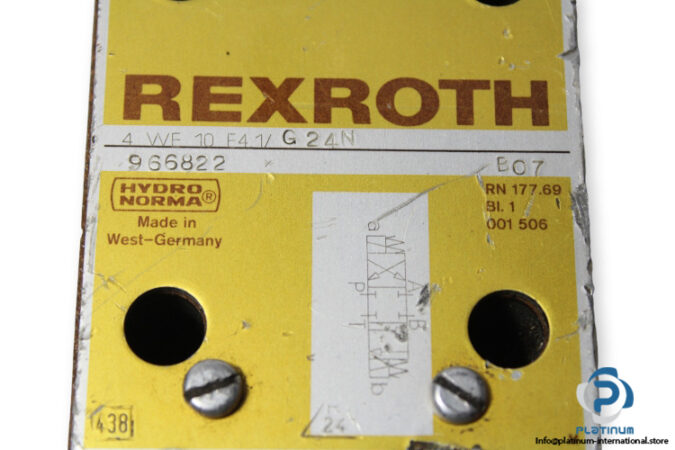 rexroth-4WE-10-E4.1_G24N-olenoid-operated-directional-valve-used-1