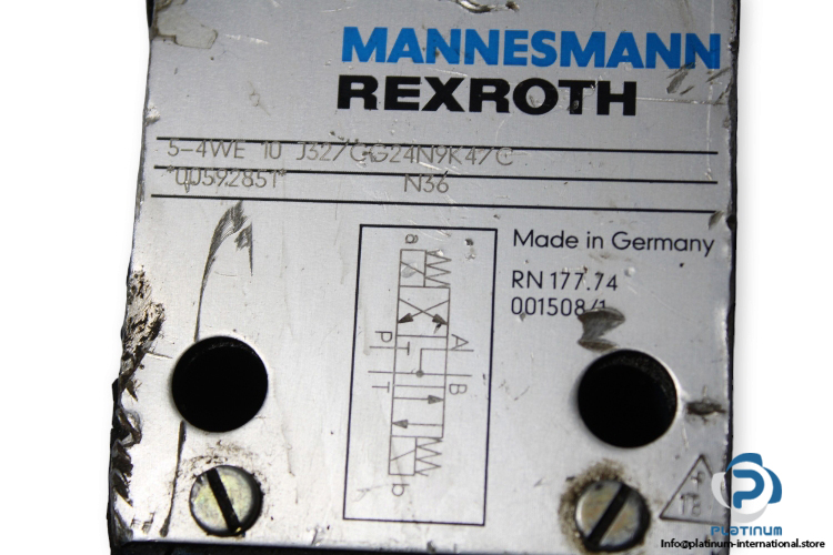 rexroth-5-4WE-10-J32_CG24N9K4_C-directional-control-valve-without-coil-used-1