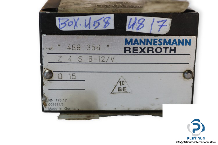 rexroth-R900489356-rectifier-sandwich-plate-used-2