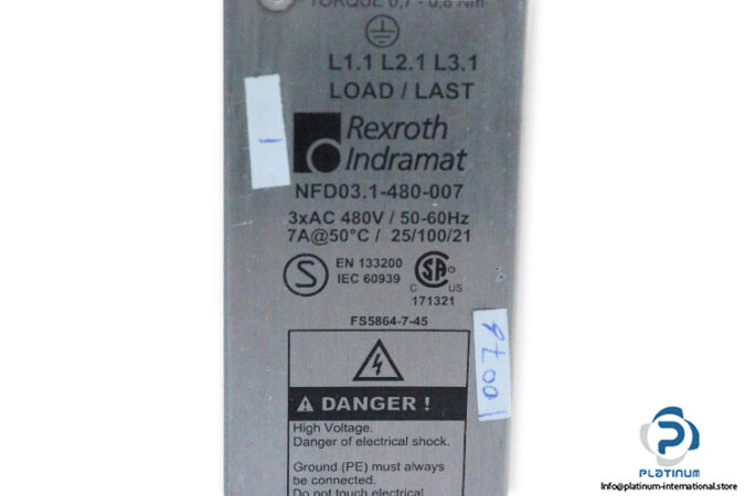 rexroth-indramat-NFD03.1-480-007-power-line-filter-(Used)-1