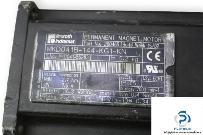 rexroth-indramat-mkd041b-144-kg1-kn-260465-permanent-magnet-servo-motor(used)-2