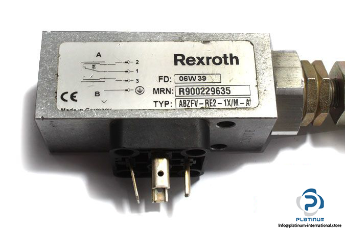 REXROTH R900229635 PRESSURE SWITCH - Platinum International