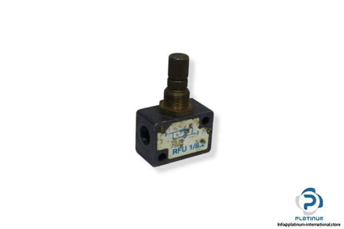 rfu-1_8.2-one-way-flow-control-valve