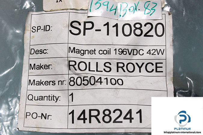 rolls-royce-SP-110820-solenoid-coil-used-2
