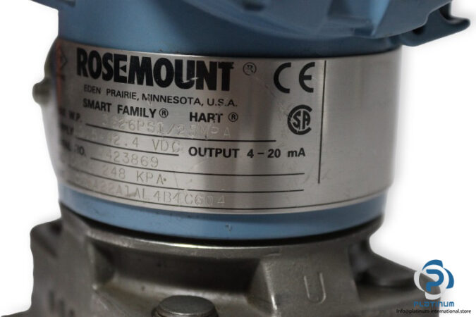 rosemount-3051-CD3A22A1AL-4B4C604-pressure-switch-used-6
