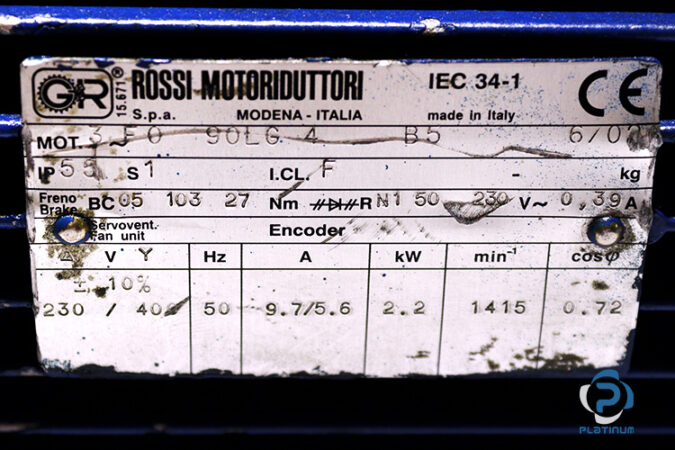 rossi-F0-90LG-4-B5-brake-motor-used-2