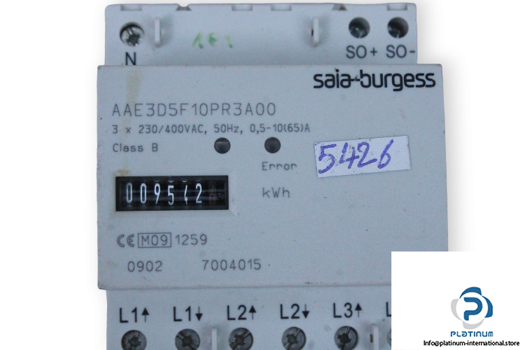 saia-burgess-AAE3D5F10PR3A00-three-phase-energy-meter-counter-(used)-1