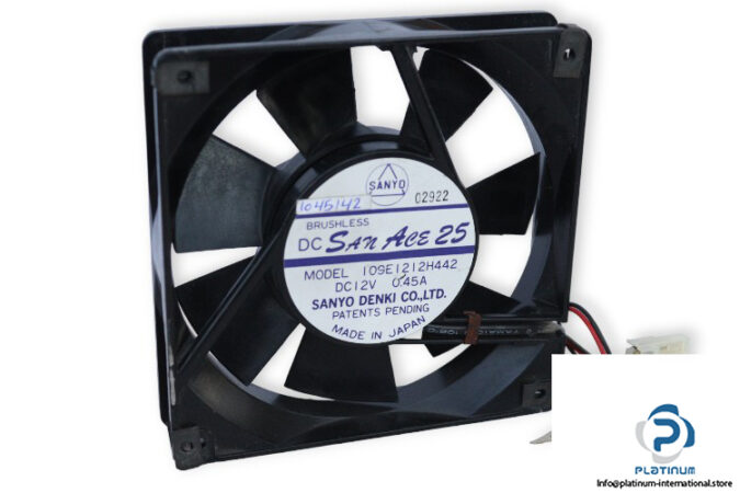 sanyo-I09EI2I2H442-axial-fan-used