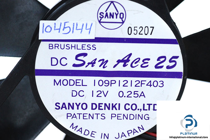 sanyo-I09PI2I2F403-axial-fan-used-1