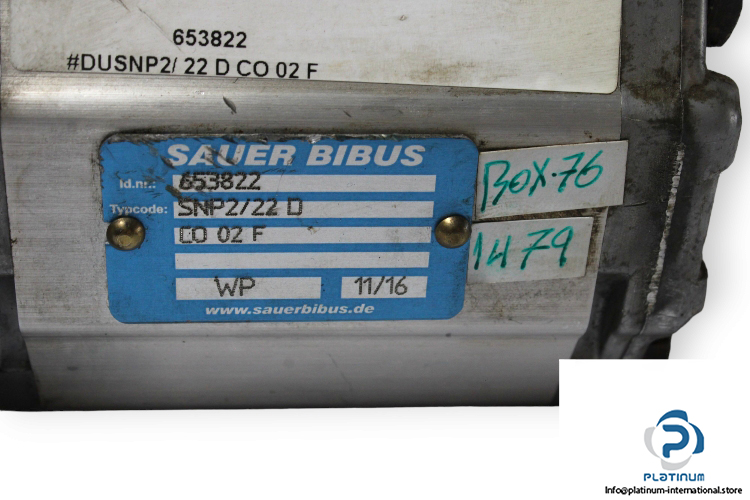 sauer-bibus-SNP2_22-D-gear-pump-used-2