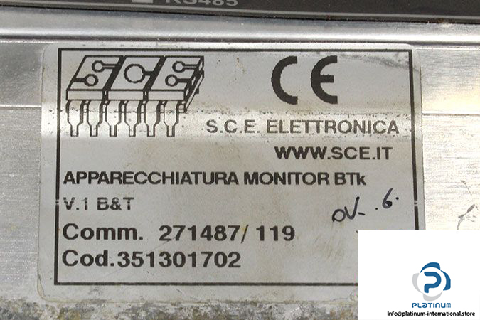 SCE BTK E-86 KEYBOARD - Platinum International