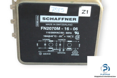 schaffner-FN2070M-16-06-power-line-filter-(Used)-1