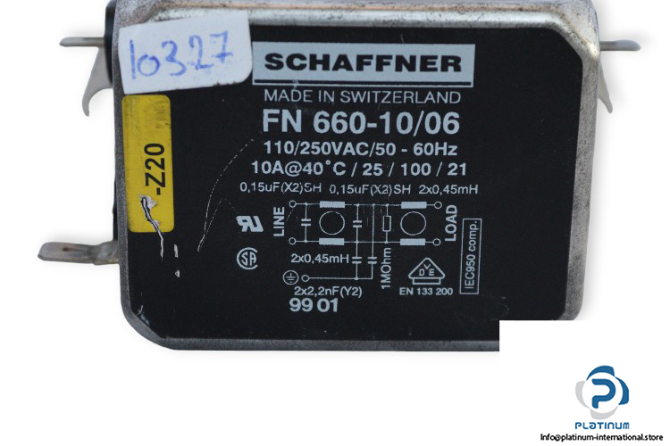 schaffner-FN660-10_06-power-line-filter-(used)-1