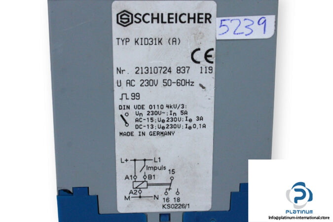 schleicher-KID31K-timer-(used)-2