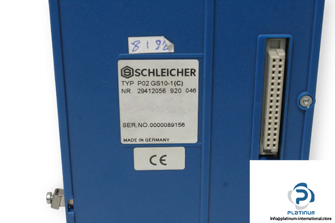 schleicher-P02-GS-10-1-C-base-module-used-2