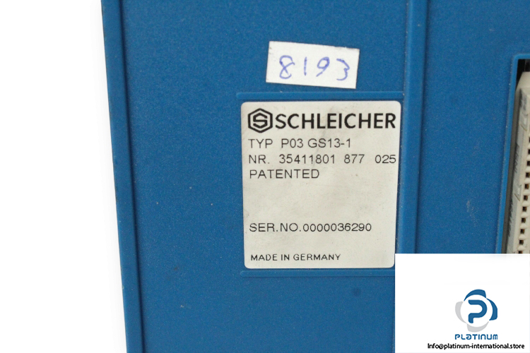 schleicher-P03-GS13-1-base-module-used-2