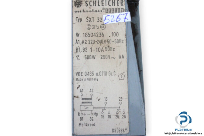 schleicher-SXT32-measuring-relay-(used)-2