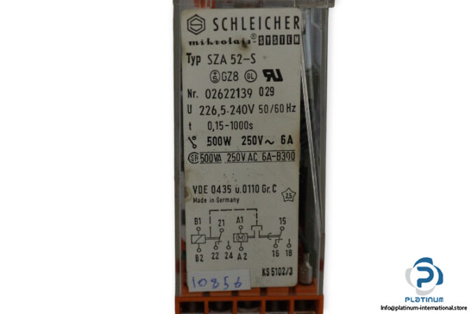 schleicher-SZA-52-S-timer-relay-(used)-2
