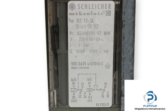 schleicher-dz-12-sl-time-relay-new-2