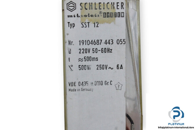 schleicner-SST-12-time-relay-(used)-1