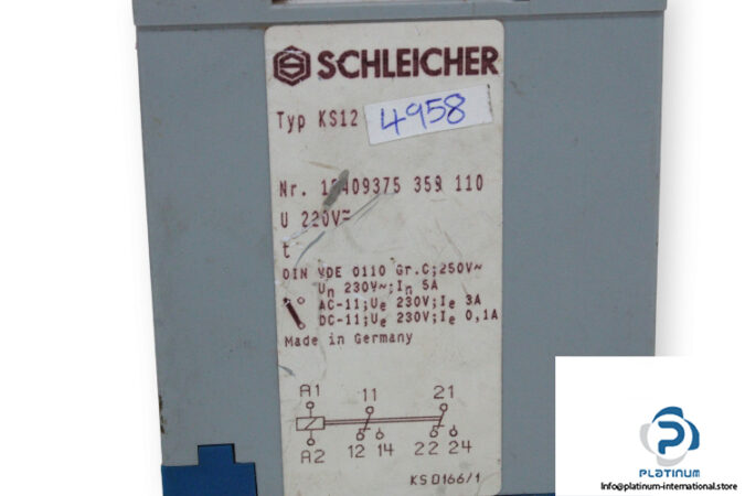 schlelcher-KS12-safety-relay-(used)-2