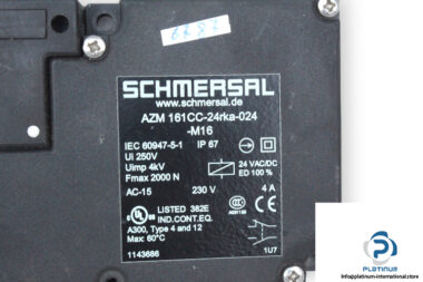 schmersal-AZM-161CC-24RKA-024-M16-solenoid-interlock-(used)-1