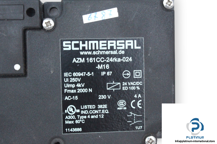 schmersal-AZM-161CC-24RKA-024-M16-solenoid-interlock-(used)-1