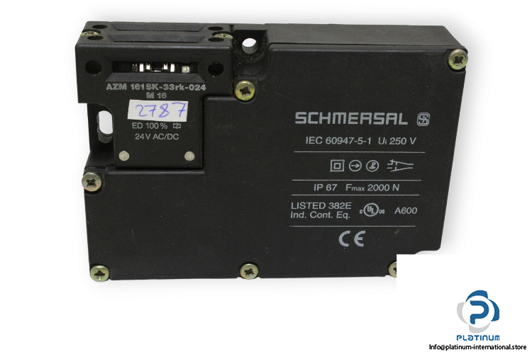 schmersal-AZM-161SK-33RK-024-M-16-solenoid-latching-safety-interlock-switch-(used)-1