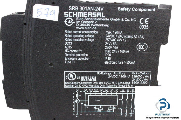 schmersal-srb-301an-24v-safety-monitoring-module-used-1
