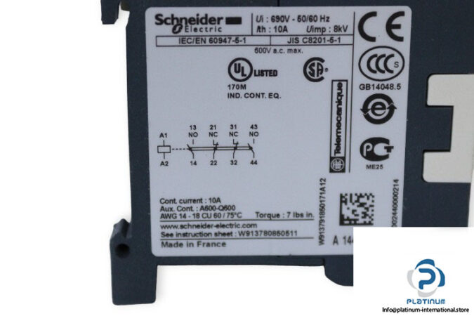 schneider-CA3KN22BD-control-relay-(New)-2