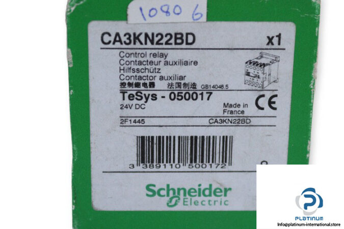 schneider-CA3KN22BD-control-relay-(New)-3