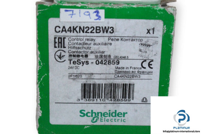 schneider-CA4KN22BW3-control-relay-(new)-3