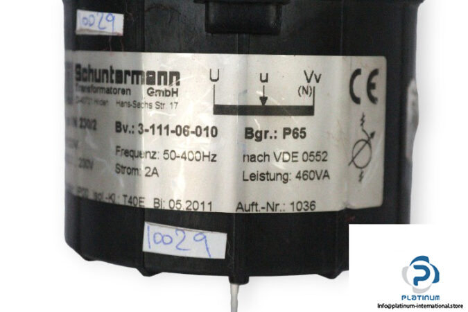 schuntermann-RN-230_2-transformer-(Used)-2