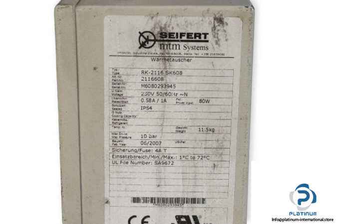 seifert-RK-2116-SK608-cooling-unit-(used)-2