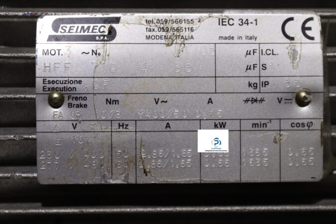 seimec-HFF-71C-4-B5-brake-motor-used-2