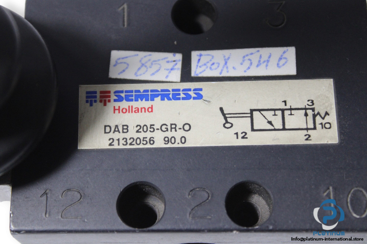 sempress-DAB-205-GR-O-Manual-operated-valve-used-2