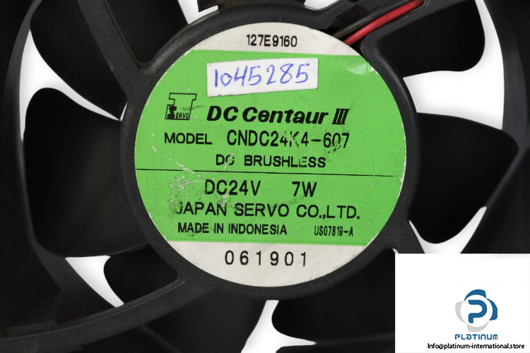 servo-CNDC24K4-607-axial-fan-used-1