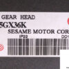 sesame-5GX36K-gear-head-new-2