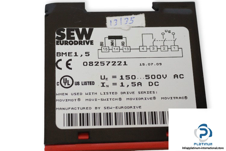 sew-08257221-brake-rectifier-(Used)-1
