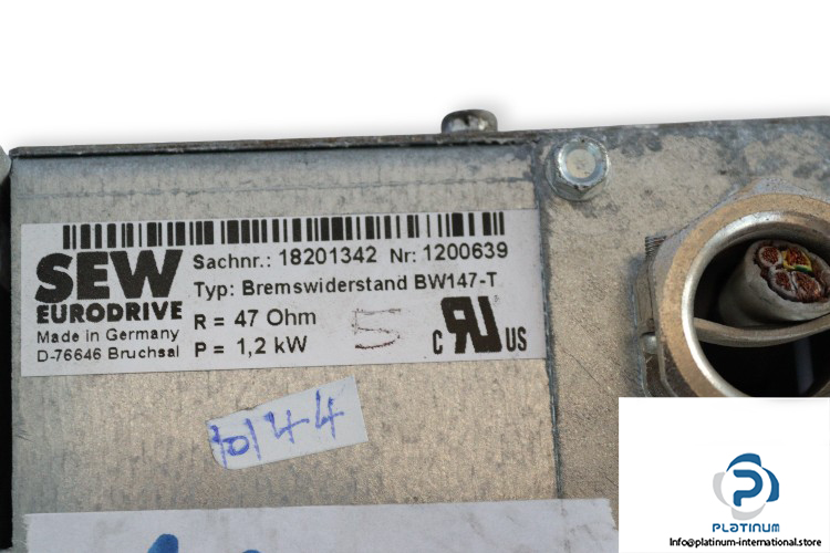 sew-BREMSWIDERSTAND-Bw147-t-braking-resistor-used-2