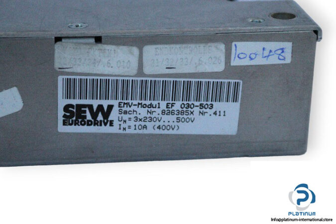 sew-EMV-Modul-EF-030-503-compact-submounted-filter-used-2