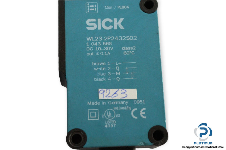 sick-WL23-2P2432S02-photoelectric-retro-reflective-sensor-(used)-1