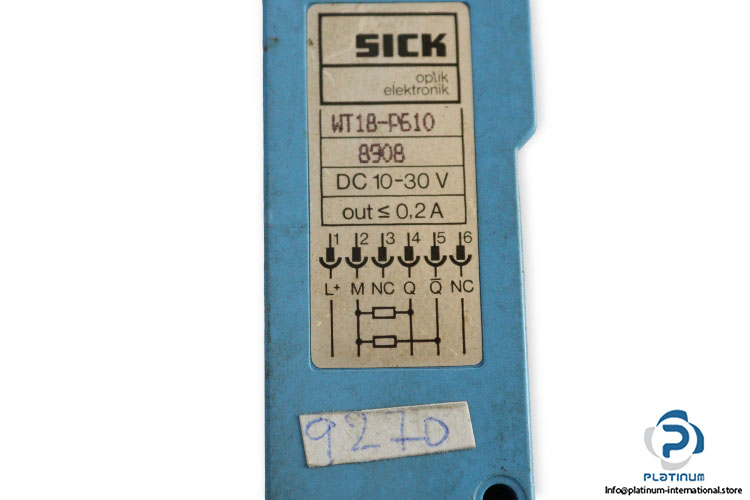 sick-WT18-P610-photoelectric-sensor-(used)-1