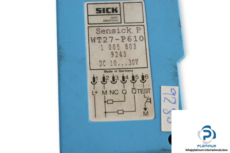 sick-WT27-P610-beam-photo-electric-sensor-(Used)-1