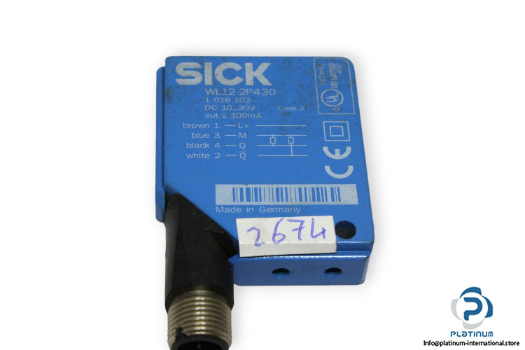 sick-wl12-2p430-photoelectric-retro-reflective-sensor-used-1