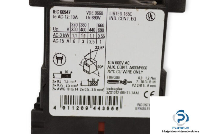 siemens-3RH1131-1AC10-contactor-relay-(new)-2