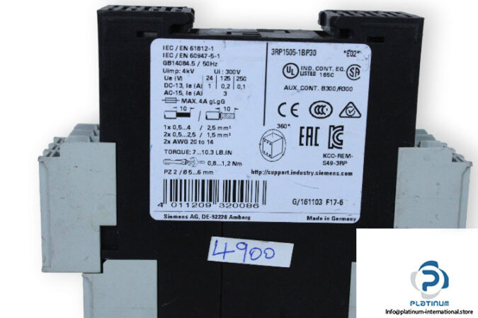 siemens-3RP1505-1BP30-timing-relay-(used)-2