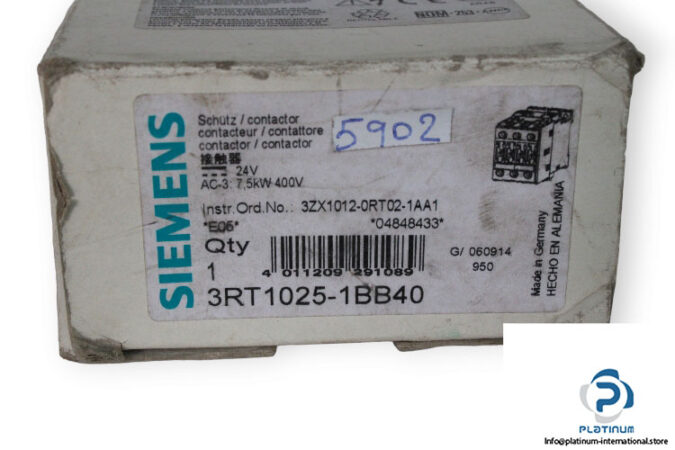 siemens-3RT1025-1BB40-power-contactor-(new)-3