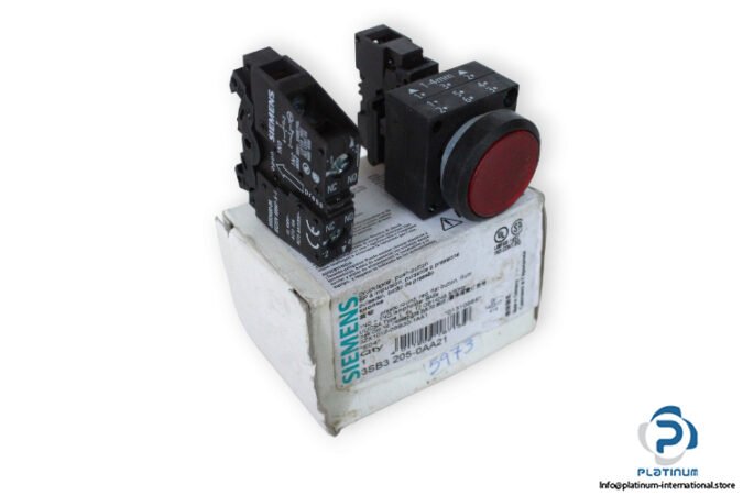 siemens-3SB3-205-0AA21-illuminated-push-button-(new)